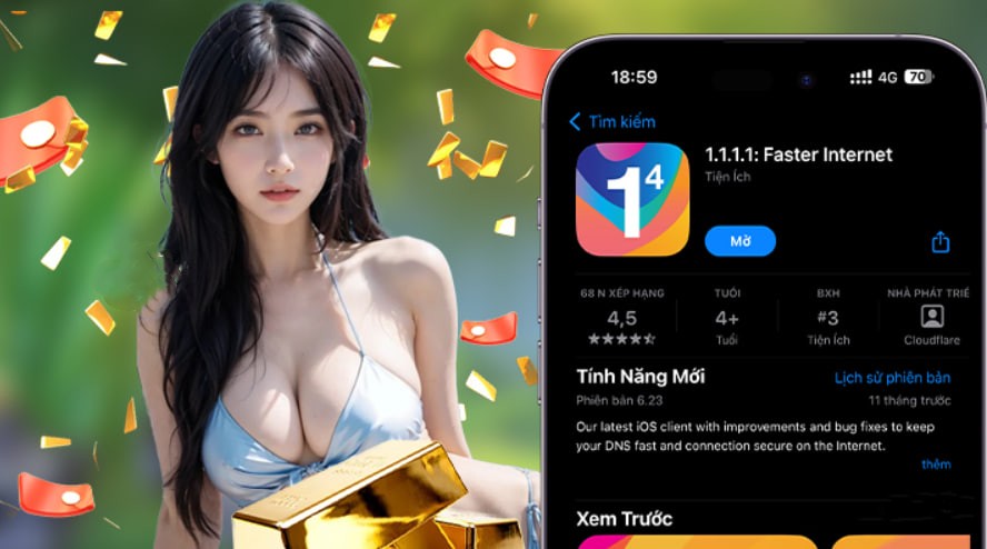 Hình ảnh quảng cáo của k8c hiển thị nền tảng và các lợi ích